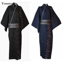 Charger l'image dans la galerie, Kimono Homme Noir Classique – Kimono japonais traditionnel