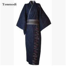 Charger l'image dans la galerie, Kimono Homme Noir Classique – Kimono japonais traditionnel