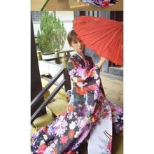 Charger l'image dans la galerie, Kimono Japonais Artisanal 'Amaya' Kimono Femme Kimonojaponais