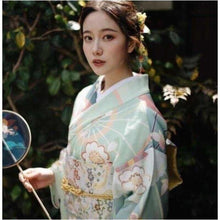 Charger l'image dans la galerie, Kimono Lotus Kimono Femme Kimono Japonais