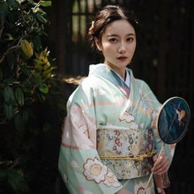 Charger l'image dans la galerie, Kimono Lotus Kimono Femme Kimono Japonais
