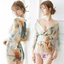 Charger l'image dans la galerie, Kimono Misaki Kimono sexy Kimonojaponais Vert