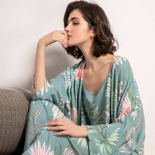 Charger l'image dans la galerie, Kimono Pyjama Japonais Tropique - Kimono Japonais
