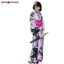 Charger l'image dans la galerie, Kimono Traditionnel Hachi Kimono Femme Kimonojaponais