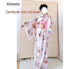 Charger l'image dans la galerie, Kimono Traditionnel Tsubasa Kimono Femme Kimonojaponais Rose