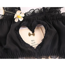 Charger l'image dans la galerie, Lingerie Kawaii Lolita sexy à cœur creux et dentelle - Kimono Japonais