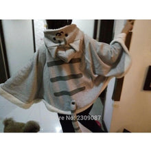 Charger l'image dans la galerie, Manteau Japonais polaire Kawaii style Neko Atsume - Kimono Japonais