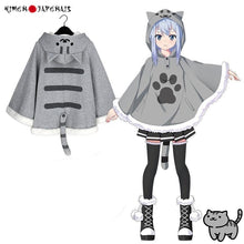 Charger l'image dans la galerie, Manteau Japonais polaire Kawaii style Neko Atsume - Kimono Japonais