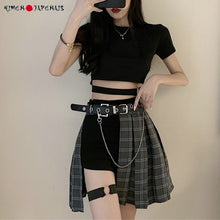 Charger l'image dans la galerie, MINI JUPE JAPONAISE GOTHIQUE - Kimono Japonais