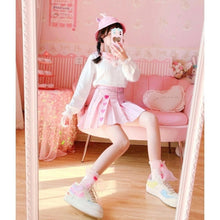 Charger l'image dans la galerie, Mini-jupe Kawaii Japonaise Harajuku Quatre cœurs - Kimono Japonais