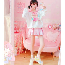 Charger l'image dans la galerie, Mini-jupe Kawaii Japonaise Harajuku Quatre cœurs - Kimono Japonais