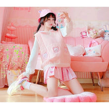 Charger l'image dans la galerie, Mini-jupe Kawaii Japonaise Harajuku Quatre cœurs - Kimono Japonais