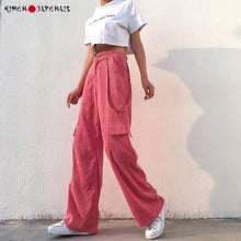 Charger l'image dans la galerie, Pantalon Kawaii large en velours côtelé - Kimono Japonais