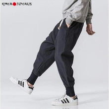 Charger l'image dans la galerie, Pantalon Leisuro Pantalon long Mixte Kimonojaponais M Bleu Marine