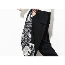 Charger l&#39;image dans la galerie, Pantalon Vagues d&#39;Asie Pantalon long Mixte Kimonojaponais 
