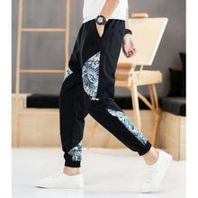 Charger l'image dans la galerie, Pantalon Vagues d'Asie Pantalon long Mixte Kimonojaponais