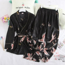 Charger l'image dans la galerie, Pyjama Grues - Kimono Japonais
