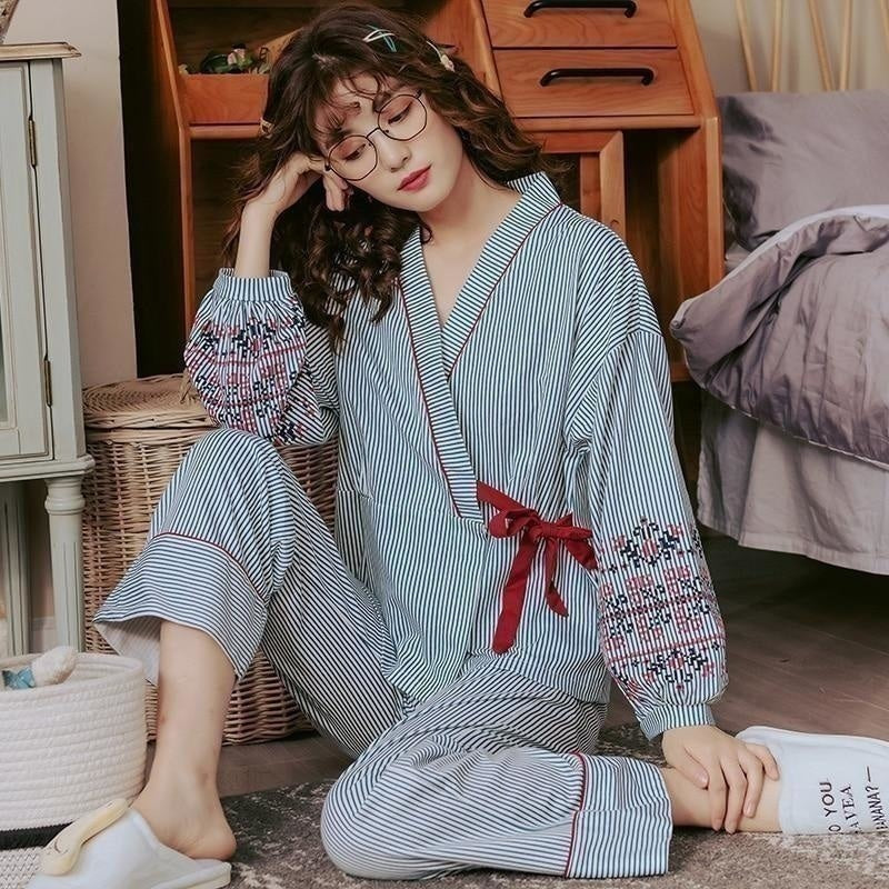 Pyjama Femme Soie Japonais Rose