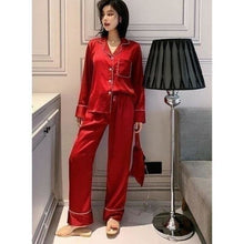 Charger l'image dans la galerie, Pyjama Satin Pyjama Jinbei Femme Kimonojaponais