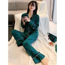 Charger l'image dans la galerie, Pyjama Satin Pyjama Jinbei Femme Kimonojaponais