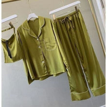 Charger l'image dans la galerie, Pyjama Satin Pyjama Jinbei Femme Kimonojaponais