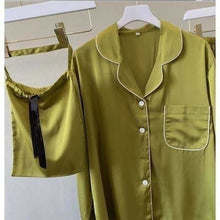 Charger l'image dans la galerie, Pyjama Satin Pyjama Jinbei Femme Kimonojaponais