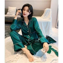 Charger l'image dans la galerie, Pyjama Satin Pyjama Jinbei Femme Kimonojaponais