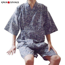 Charger l'image dans la galerie, Pyjama Seigaiha - Kimono Japonais