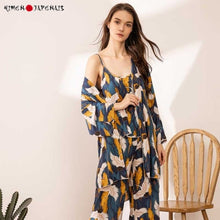 Charger l'image dans la galerie, Pyjamas japonais pour femmes Grues japonaises - Kimono Japonais
