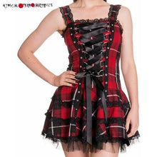 Charger l'image dans la galerie, ROBE KAWAII JAPONAISE PIN-UP ÉCOSSAISE - Kimono Japonais