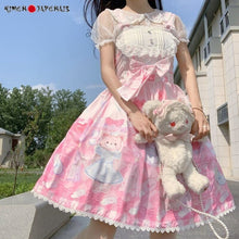 Charger l'image dans la galerie, ROBE KAWAII LOLITA OURS MÉDICAL MENHERA - Kimono Japonais
