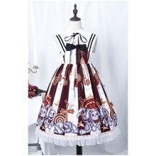 Charger l'image dans la galerie, Robe Kawaii Lolita Steampunk Macabre D2 / M Robe
