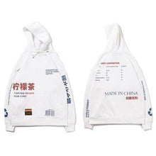 Charger l'image dans la galerie, Sweat Barre Code Pull Hoodies Mangas Kimonojaponais Blanc XL