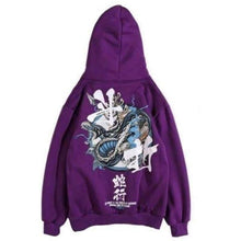 Charger l'image dans la galerie, Sweat Cobra Zagging Pull Hoodies Mangas Kimonojaponais