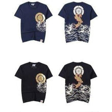 Charger l'image dans la galerie, T-shirt Carpe et lune T-shirts Kimonojaponais