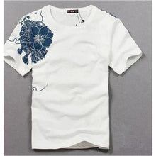 Charger l'image dans la galerie, T-shirt carpe Koi et fleurs T-shirts Kimonojaponais