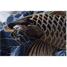 Charger l'image dans la galerie, T-shirt carpe Koi et fleurs T-shirts Kimonojaponais