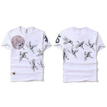 Charger l&#39;image dans la galerie, T-shirt Envol de grues T-shirts Kimonojaponais 
