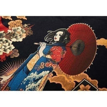Charger l'image dans la galerie, T-shirt Gaisha avec ombrelle T-shirts Kimonojaponais