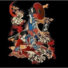 Charger l'image dans la galerie, T-shirt Gaisha avec ombrelle T-shirts Kimonojaponais