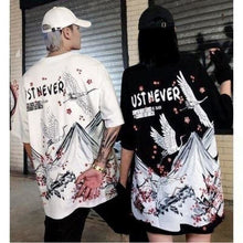 Charger l'image dans la galerie, T-shirt Grues au sommet T-shirts Kimonojaponais