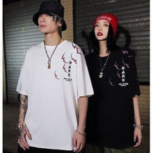 Charger l'image dans la galerie, T-shirt Japonais Chauves-souris en mer T-shirts Kimonojaponais