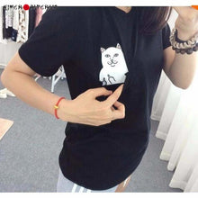 Charger l'image dans la galerie, T-shirt Japonais Kawaii Chat rebel - Kimono Japonais