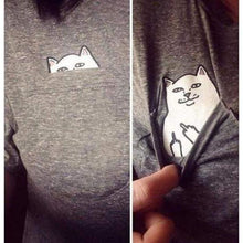 Charger l'image dans la galerie, T-shirt Japonais Kawaii Chat rebel - Kimono Japonais