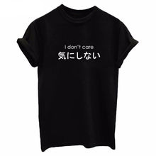 Charger l'image dans la galerie, Female T-Shirt I Am Sad Women's Summer O-Neck Black Letter Japanese Harajuku Short Sleeve Tee