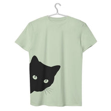 Charger l'image dans la galerie, T-shirt Japonais Kawaii impression chat curieux HARAJAKU STYLE - Kimono Japonais