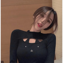 Charger l'image dans la galerie, T-shirt japonais Kawaii moulant decolleté chat Kitty - Kimono Japonais