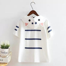 Charger l'image dans la galerie, T-shirt Kawaii Japonais Chat mignon - Kimono Japonais