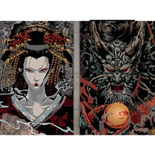 Charger l'image dans la galerie, Tableau Japonais 4 panneaux légende - Kimono Japonais