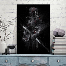 Charger l'image dans la galerie, Tableau Japonais Black Samouraï - Kimono Japonais